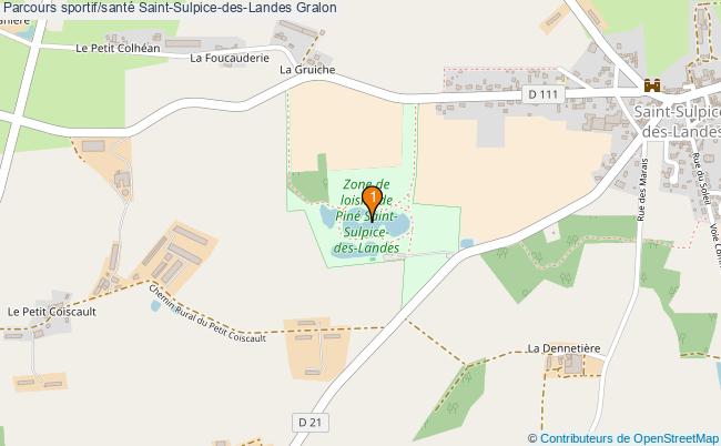plan Parcours sportif/santé Saint-Sulpice-des-Landes : 1 équipements