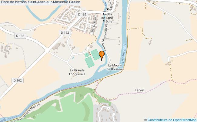 plan Piste de bicross Saint-Jean-sur-Mayenne : 1 équipements