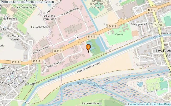 plan Piste de kart Les Ponts-de-Cé : 1 équipements