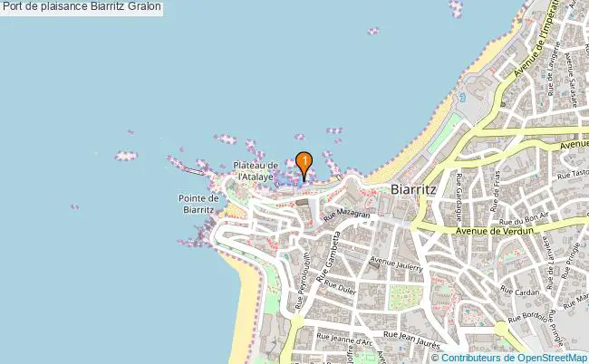 plan Port de plaisance Biarritz : 1 équipements
