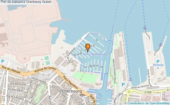 plan Port de plaisance Cherbourg : 1 équipements