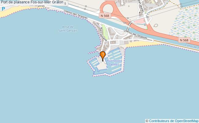 plan Port de plaisance Fos-sur-Mer : 1 équipements