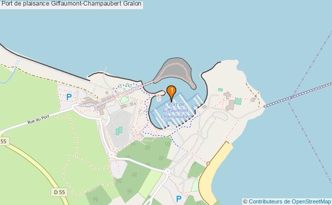 plan Port de plaisance Giffaumont-Champaubert : 1 équipements