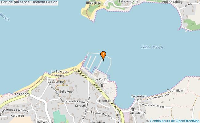 plan Port de plaisance Landéda : 1 équipements