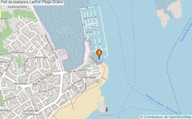 plan Port de plaisance Larmor-Plage : 1 équipements