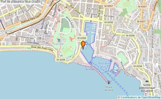 plan Port de plaisance Nice : 1 équipements