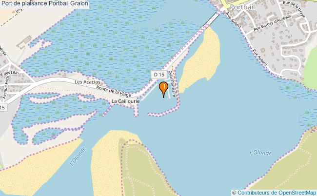 plan Port de plaisance Portbail : 1 équipements