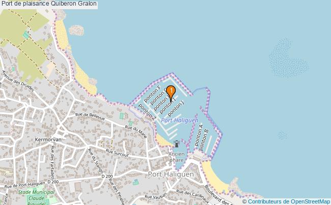 plan Port de plaisance Quiberon : 1 équipements