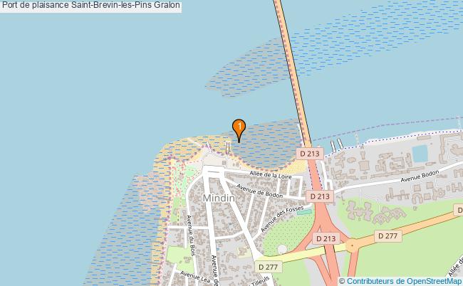 plan Port de plaisance Saint-Brevin-les-Pins : 1 équipements