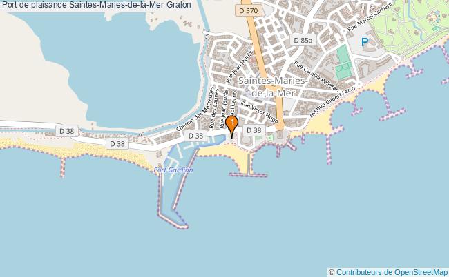 plan Port de plaisance Saintes-Maries-de-la-Mer : 1 équipements