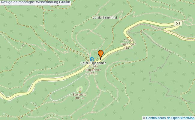 plan Refuge de montagne Wissembourg : 1 équipements