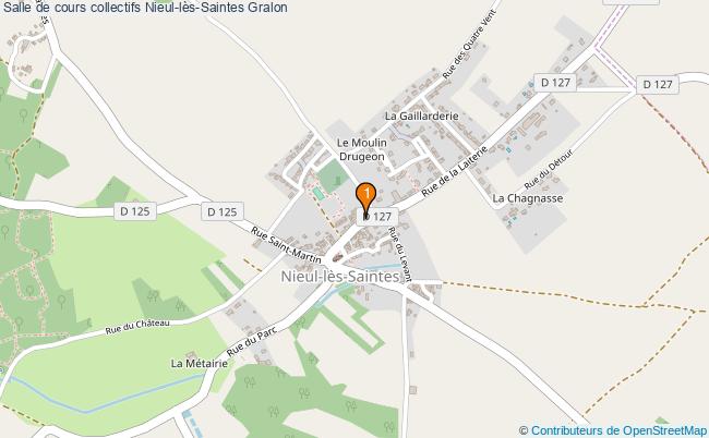plan Salle de cours collectifs Nieul-lès-Saintes : 1 équipements