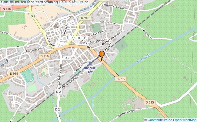 Salle de musculation/cardiotraining IllesurTêt 1 équipements