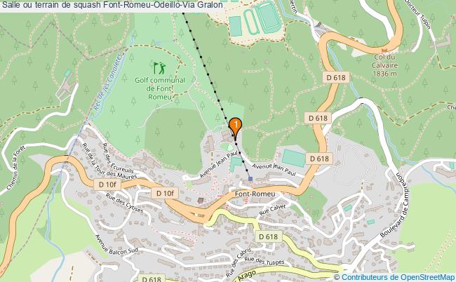 Salle Ou Terrain De Squash Font Romeu Odeillo Via 1 Equipements