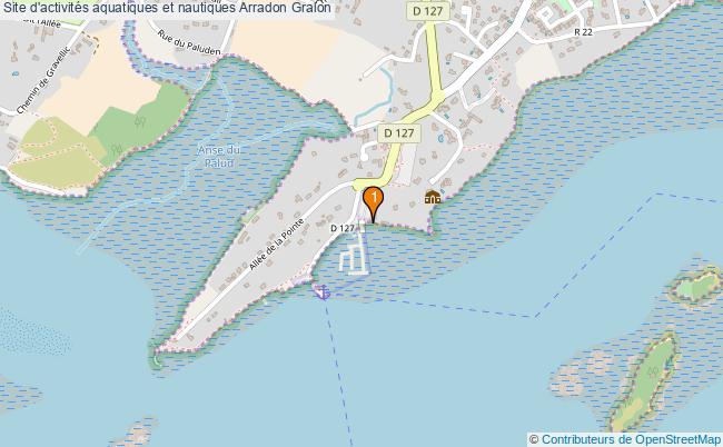 plan Site d'activités aquatiques et nautiques Arradon : 1 équipements