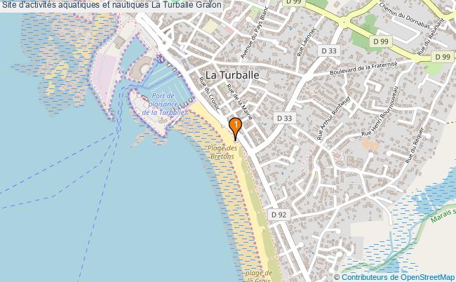 plan Site d'activités aquatiques et nautiques La Turballe : 1 équipements