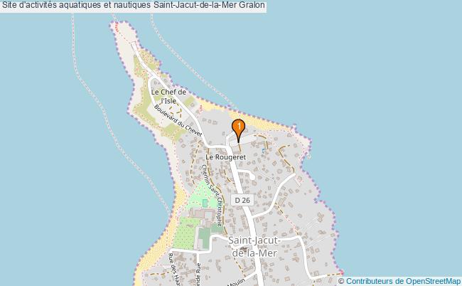 plan Site d'activités aquatiques et nautiques Saint-Jacut-de-la-Mer : 1 équipements