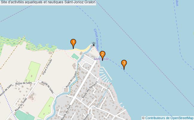 plan Site d'activités aquatiques et nautiques Saint-Jorioz : 3 équipements