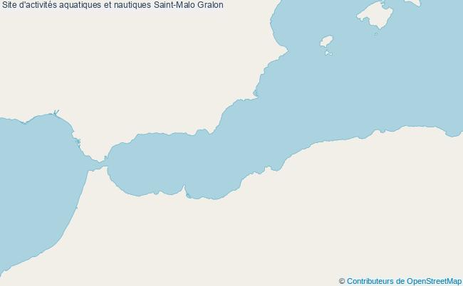 plan Site d'activités aquatiques et nautiques Saint-Malo : 4 équipements