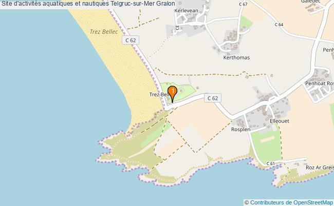 plan Site d'activités aquatiques et nautiques Telgruc-sur-Mer : 1 équipements