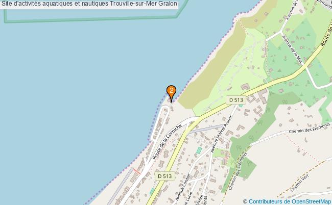 plan Site d'activités aquatiques et nautiques Trouville-sur-Mer : 2 équipements