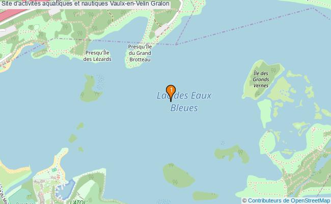 plan Site d'activités aquatiques et nautiques Vaulx-en-Velin : 1 équipements