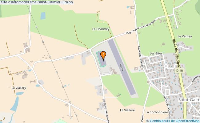 plan Site d'aéromodélisme Saint-Galmier : 1 équipements