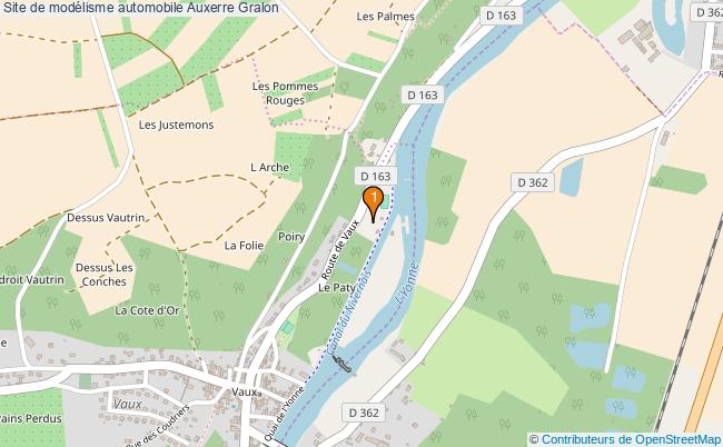 plan Site de modélisme automobile Auxerre : 1 équipements