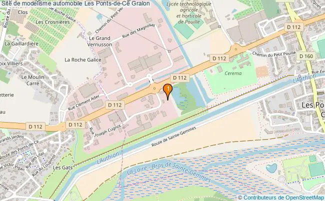plan Site de modélisme automobile Les Ponts-de-Cé : 1 équipements