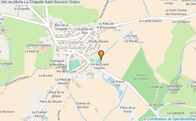 plan Site de pêche La Chapelle-Saint-Sauveur : 1 équipements