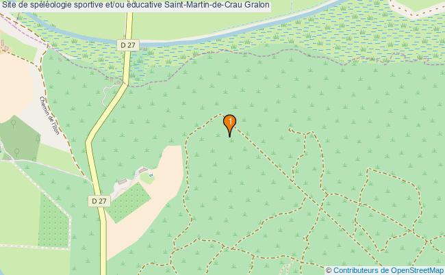 plan Site de spéléologie sportive et/ou éducative Saint-Martin-de-Crau : 1 équipements