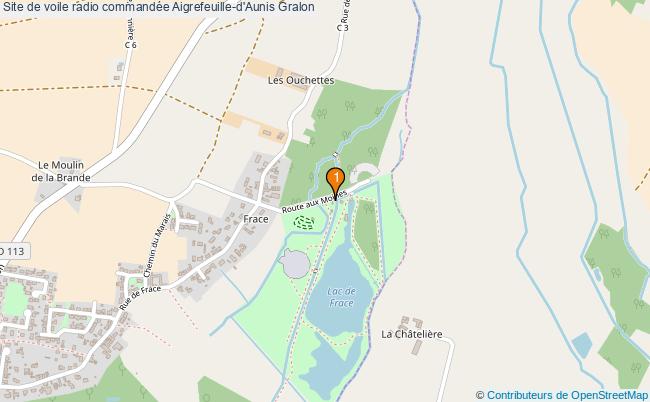 plan Site de voile radio commandée Aigrefeuille-d'Aunis : 1 équipements