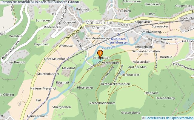 plan Terrain de football Muhlbach-sur-Munster : 1 équipements