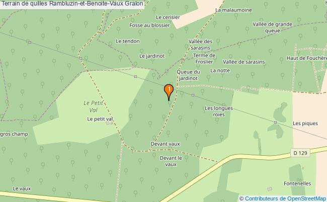 plan Terrain de quilles Rambluzin-et-Benoite-Vaux : 1 équipements