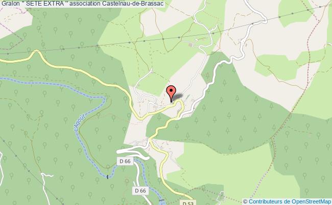 plan association '' Sete Extra '' Castelnau-de-Brassac