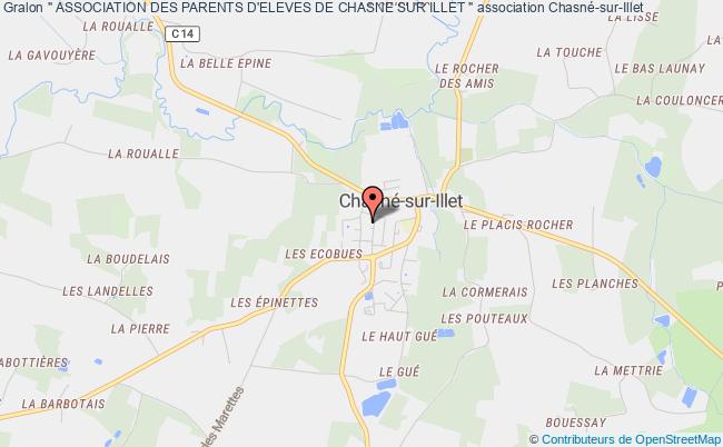 plan association " Association Des Parents D'eleves De Chasne Sur Illet " Chasné-sur-Illet