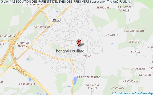 plan association " Association Des Parents D'eleves Des Pres Verts Thorigné-Fouillard
