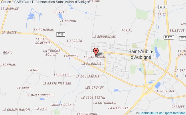 plan association " Babybulle " Saint-Aubin-d'Aubigné