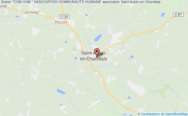plan association ''com Hum '' Association CommunautÉ Humaine Saint-Aubin-en-Charollais