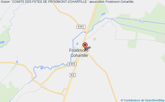 plan association ' Comite Des Fetes De Froidmont-cohartille ' Froidmont-Cohartille