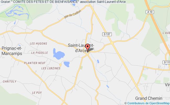 plan association " Comite Des Fetes Et De Bienfaisance" Saint-Laurent-d'Arce