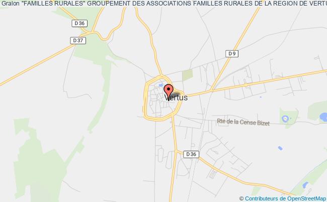 plan association ''familles Rurales'' Groupement Des Associations Familles Rurales De La Region De Vertus Blancs-Coteaux