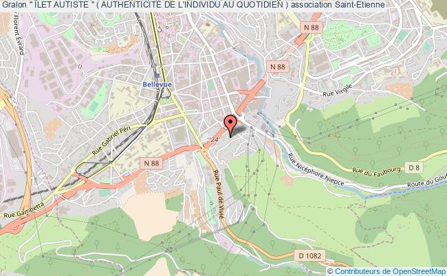 plan association " Îlet Autiste " ( AuthenticitÉ De L'individu Au Quotidien ) Saint-Étienne