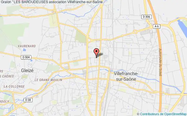 plan association ' Les Baroudeuses Villefranche-sur-Saône