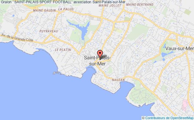plan association ' Saint-palais Sport Football' Saint-Palais-sur-Mer