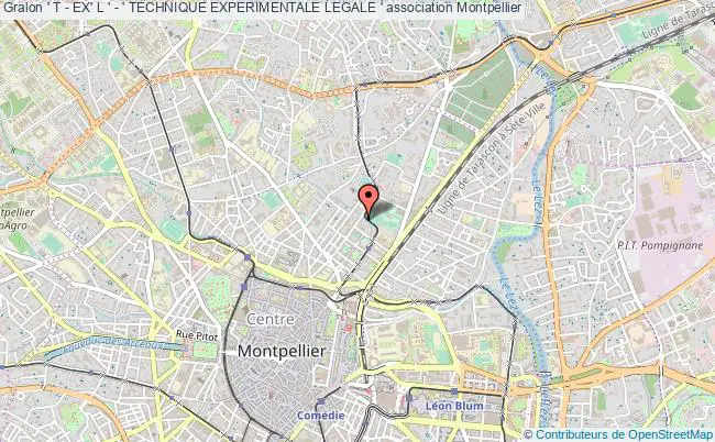 plan association ' T - Ex' L ' - ' Technique Experimentale Legale ' Montpellier