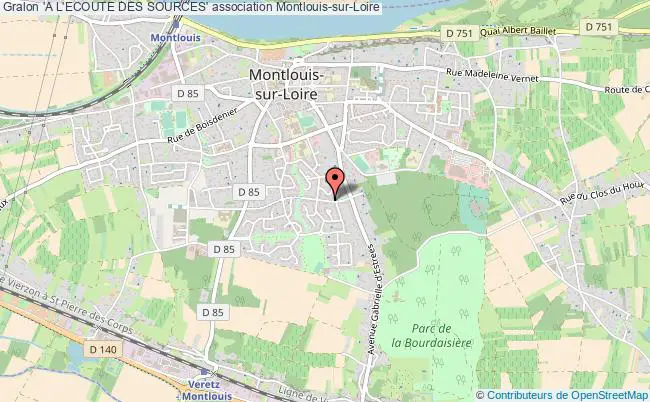 plan association 'a L'ecoute Des Sources' Montlouis-sur-Loire