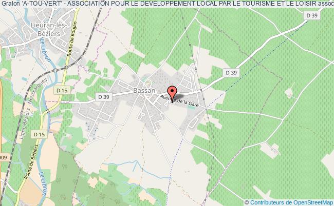 plan association 'a-tou-vert' - Association Pour Le Developpement Local Par Le Tourisme Et Le Loisir Bassan
