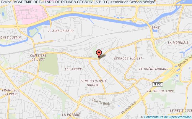 plan association "academie De Billard De Rennes-cesson" [a.b.r.c] Cesson-Sévigné