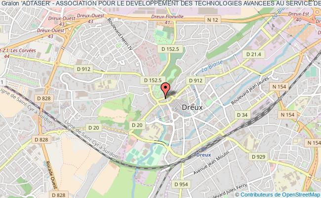 plan association 'adtaser' - Association Pour Le Developpement Des Technologies Avancees Au Service De L'education Et De La Recherche Dreux